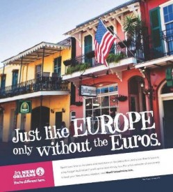 New Orleans Tourism print campaign gets updated for 2012