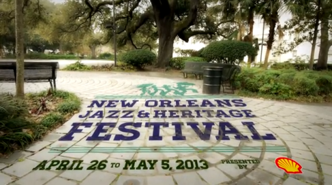 New Orleans Jazz & Heritage Festival: 2013 Announcement Video by Peter Mayer Advertising