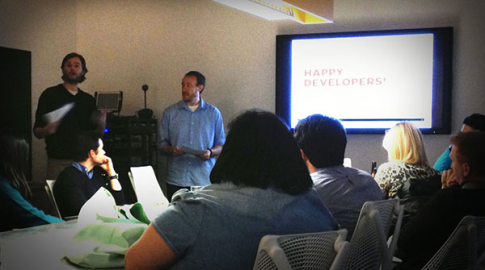 PETE: Matt Kyte and Keegan Brown talk Web at a 2013 PETE.